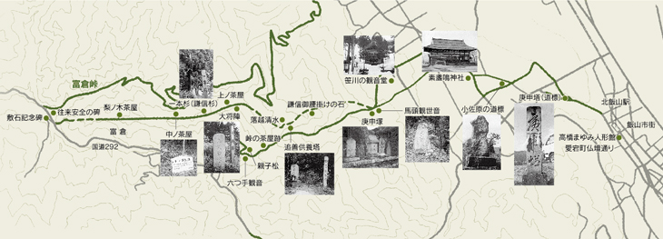 富倉地区マップ